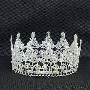 MAKE OFFER! Babys Lace Crown.